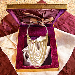 Модные круглые серьги-цепочки из цинкового сплава с золотым покрытием, очень длинные, с подвесками, унисекс, индийские ювелирные украшения - Product Image 3