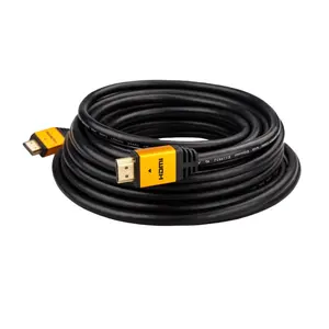 Cabo hdmi com blindagem 4k 3d, 1m, 1.5m, 2m, 3m, 5m, 8m, 10m, 15m, 20 metros, com ethernet