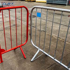 Barrières de sécurité routière portables en acier galvanisé pour le contrôle des foules et des piétons – Offre Spéciale - Product Image 1