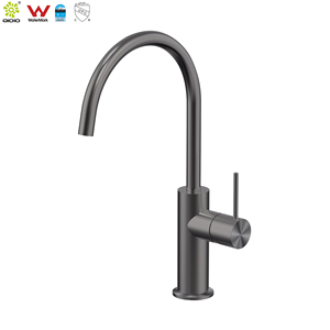 Robinet <span class=keywords><strong>de</strong></span> cuisine en acier inoxydable 316L à <span class=keywords><strong>col</strong></span> <span class=keywords><strong>de</strong></span> <span class=keywords><strong>cygne</strong></span> Mélangeur d'évier <span class=keywords><strong>de</strong></span> qualité commerciale certifié WATERMARK & WELS - Product Image 4