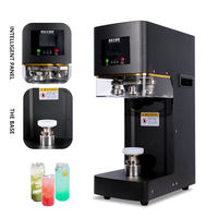 Machine manuelle de remplissage de canettes de sucre et de jus de fruits, machine à sertir les couvercles en plastique aluminium, étain automatique pour les scelleuses d'aliments sous vide