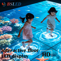 Boshuo IP65 LED-Fliesen 3D LED-Bildschirm P3.91/P4.81/P6.25 DJ Disco Tragbare Panel-Fliesen Tanzfläche Videowand App-Steuerung
