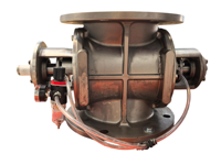 Vanne rotative à clapet en acier inoxydable motorisée pour l'utilisation dans les chantiers de construction et les usines de fabrication