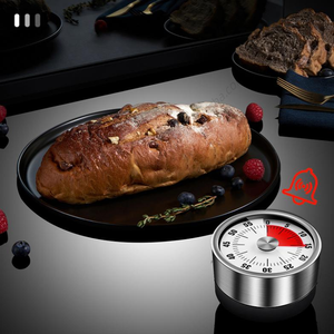 Temporizador de Cocina de Acero Inoxidable Syh200 al por Mayor con Visualización y Succión Magnética, Portátil y Mecánico para Estudiantes - Product Image 5