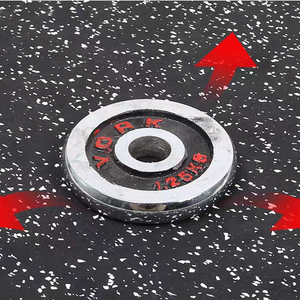 <span class=keywords><strong>Tapis</strong></span> <span class=keywords><strong>de</strong></span> <span class=keywords><strong>sol</strong></span> en caoutchouc haute densité antidérapant écologique 15-50mm pour le <span class=keywords><strong>sport</strong></span> professionnel, facile à installer, absorbant les chocs - Product Image 1