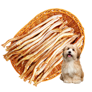 Friandises pour chiens à base de trachée d'oie biologique naturelle, à ingrédient unique, séchées à l'air, croustillantes, riches en vitamines et minéraux pour la santé dentaire - Product Image 2