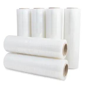 Transport Packaging Supplier Stretch plastic wrap film jumbo roll for all your applications 50cm*250m*22um