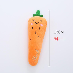 Kingtale Milieuvriendelijk Katoenen Kattenkruid Speelgoed Nieuwe Vegetarische Stijl Zacht Pluche Molaar Bite Interactief Speelgoed Voor Katten Duurzaam Verpakte Dooszak - Product Image 6