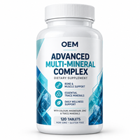 Comprimés Premium Calcium Magnésium Zinc pour le Soutien Osseux, Musculaire et Immunitaire, Oligo-éléments, Bien-être Quotidien, Adultes et Seniors, OEM Marque Privée