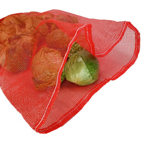 Sacs en filet plastique réutilisables à prix de gros avec cordon de serrage pour pommes de terre, oignons, fruits et œufs - Product Image 5