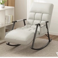 Chaises allongées, paresseux, à bascule, balcons de loisirs pour une personne, chambres à coucher, luxe léger, grande chaise moderne