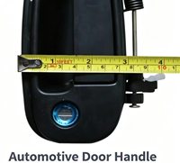 BORONG Ensemble de serrure de porte conducteur avant gauche avec clé pour pièces de bus Toyota Coaster 69050-36070