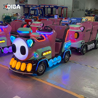 Train de parc d'attractions au meilleur prix, train à moteur AC 48V pour événements professionnels et centres commerciaux