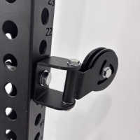 Système de poulies silencieux pour la gym à domicile - Fixation détachable pour machine à câble rotative pour rack de squat et entraînement fonctionnel