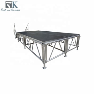1.22*2.44m Stage Podium Mobile Portable Stage Platform Concert Event Wedding Portable Stage - Product Image 3