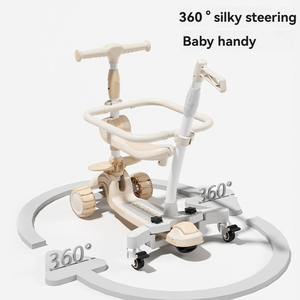 1 6 años de edad, 3 ruedas, Scooter plegable de aluminio y plástico, carro de mano para exteriores, montaje para bebés - Product Image 6