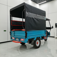 Tricycle électrique Haojin pratique, puissant, avec une puissance élevée de 60 V, carrosserie fermée