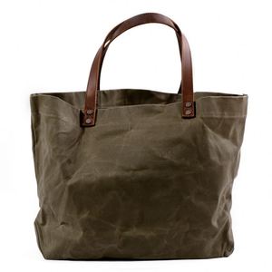Nouveau sac fourre-tout durable imprimé avec logo, sac de courses réutilisable en toile cirée, grand sac décontracté imperméable pour le shopping - Product Image 3