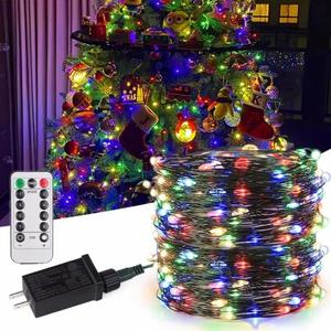 Guirnalda de Luces LED con 8 Modos, Control Remoto, Impermeable, para Árbol de Navidad, Patio, Eid, Fiestas, Bodas, Decoración - Product Image 4