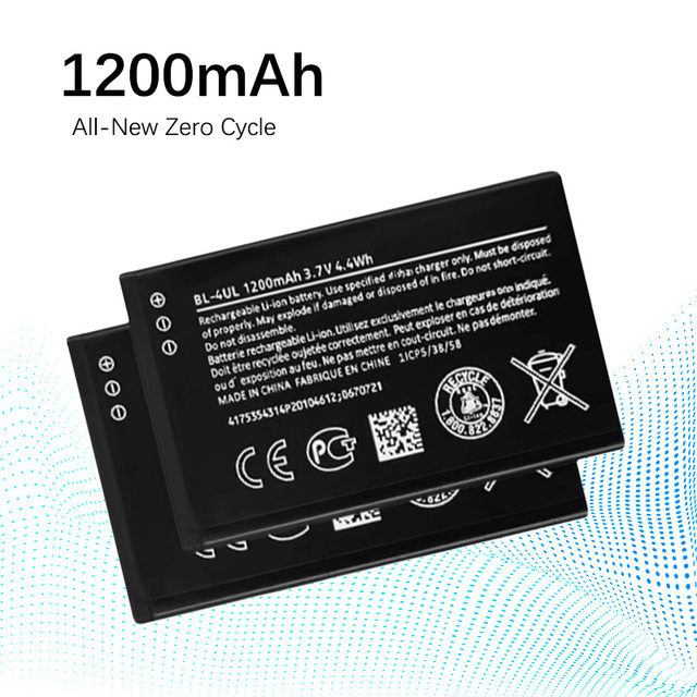 High-capacity Fast-charging Durable Battery for Nokia 225 230 and 3310 Phones 1200mAh Model BL-4UL Factory Wholesale Export