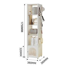 Muebles de oficina Lei Ye, mini gabinetes blancos de acero para el hogar, gabinetes de pie, aparadores modernos de metal. - Product Image 5