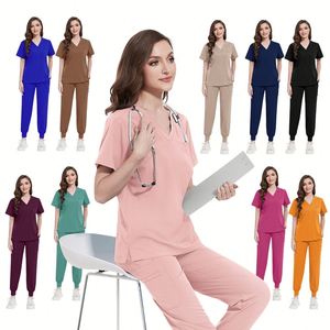 Nouveau produit 2026 – Uniformes médicaux personnalisés de haute qualité avec logo pour hôpitaux dentaires, blouses médicales XL pour médecins, travailleurs et salons de beauté - Product Image 2