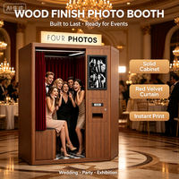 Mesin Foto Booth Layanan Mandiri Bergaya Vintage untuk Sewa Acara