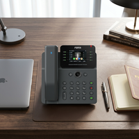 Combiné sans fil Fanvil V62 PRO, téléphone IP Gigabit, écran couleur 2,8 pouces, 21 touches DSS, conférence 6 voies, PoE VoIP SIP, 12 lignes SIP