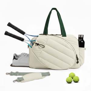 Bolsa de Tenis Acolchada Versátil con Compartimento para Zapatos, Bolsa de Viaje Ligera de Nailon para Gimnasio y Fin de Semana, OEM - Product Image 2