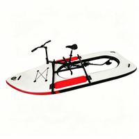 Grand tapis flottant SUP plat à cadre en aluminium, faible résistance, facile à ranger, pour sports nautiques en extérieur, de la marque chinoise Lumark