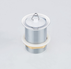 Chất lượng cao G1 1/2 "phòng tắm lưu vực chất thải với bồn rửa cao su Stopper drainer bồn tắm Brass nước cống cắm - Product Image 2