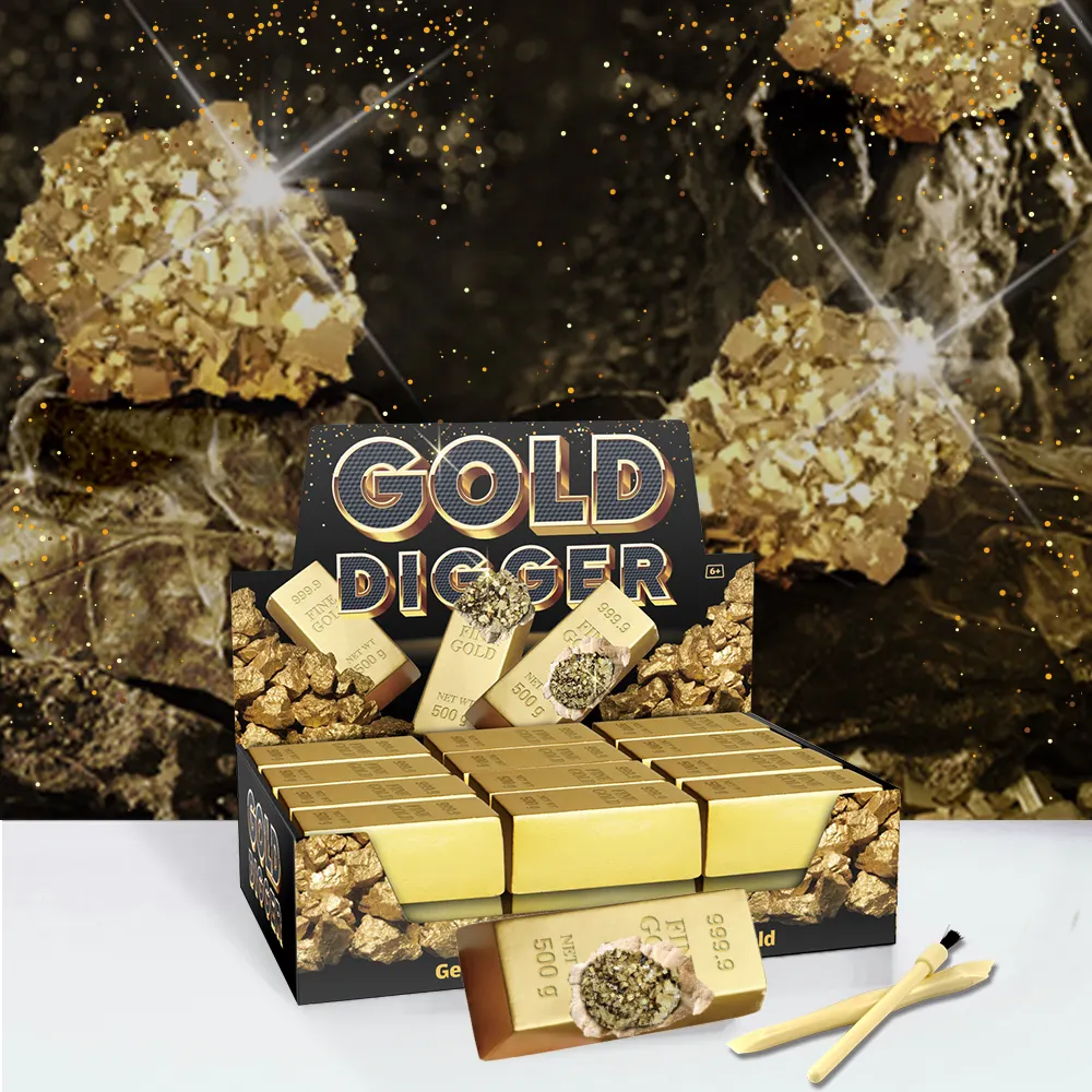 neu eingetroffen kinderspielzeug-set mädchen und jungen goldgräber exquisites geschenk goldgräber-spielzeug gold-grub-set