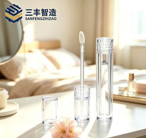 หลอดลิปกลอสแบบใสขุ่น ขนาด 4.5 มล. คุณภาพสูง สีตามสั่ง หลอดพลาสติกเปล่าสำหรับใส่ลิปบาล์ม สำหรับอุปกรณ์แต่งหน้า - Product Image 2