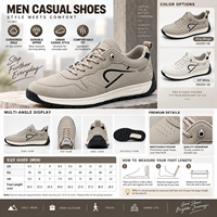 Baskets basses pour hommes à lacets en cuir grainé respirantes avec semelle épaisse et amortissante, chaussures décontractées pour la marche
