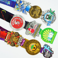 Médaille d'honneur personnalisée Médaille d'or pour la réussite scolaire Jiu Jitsu Médaille de danse Sports personnalisés Médaille de cyclisme