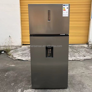 Réfrigérateur <span class=keywords><strong>Samsung</strong></span> Grande Capacité Ménager, Congélateur Supérieur et Réfrigérateur Inférieur, Deux Portes, Distributeur d'Eau Argenté avec Éclairage LED - Product Image 1