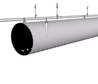Système de ventilation et refroidissement CVC économe en énergie Conduit d'air de conception industrielle pour hôpitaux Gymnases Écoles Conception graphique Flexible