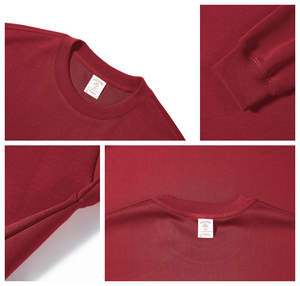 Sudadera con capucha unisex de algodón grueso liso estampada y bordada para otoño, personalizada, de talla grande para hombre, al por mayor - Product Image 2