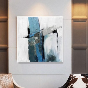 <span class=keywords><strong>Arte</strong></span> <span class=keywords><strong>contemporanea</strong></span> per Hotel progetti quadrati moderni decorazione astratta <span class=keywords><strong>pittura</strong></span> su tela per Hotel soggiorno sala da pranzo - Product Image 3