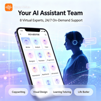 Software Generador de Música con IA, Aplicación Traductora en Más de 70 Idiomas con 8 Expertos en IA para el Estudio, el Trabajo, la Salud y la Vida Diaria