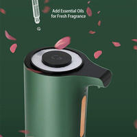 Dispensador Automático de Jabón en Espuma, Sin Contacto, Recargable por USB, Eléctrico, 300 ml, Montado en la Pared, para Baño, Cocina, Exteriores y Uso en Hoteles