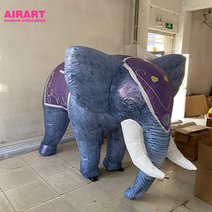 Costume Gonfiabile da Elefante per Adulti, Tuta Animale Gonfiabile da Passeggio a Forma di Elefante - Product Image 5