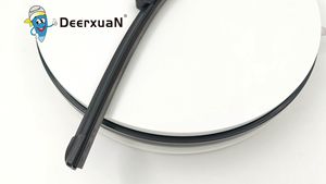 Adaptateurs de balais d'<span class=keywords><strong>essuie</strong></span>-<span class=keywords><strong>glace</strong></span> universels sans cadre S059 pour voitures X5, haute qualité, 100% caoutchouc naturel, <span class=keywords><strong>essuie</strong></span>-glaces noirs pour voitures - Product Image 5