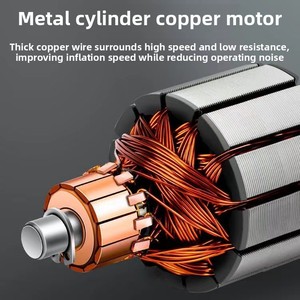 Dual Cylinder 180W <b>Car</b> Air Pump ABS High Tire Automatic <b>Inflation</b> for Sedan Multi-Function <b>Inflate</b> 8806 ABS Material <b>Car</b> Air Pum - Product Image 3