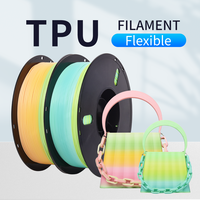 Filamen Printer 3D TPU Merah-Putih 1.75mm 1kg Terlaris, Mendukung Layanan OEM ODM