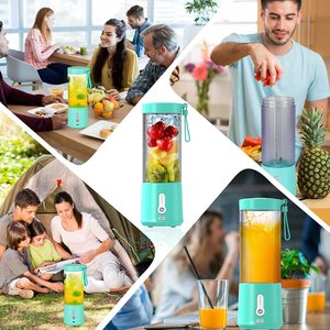 Mixeur de voyage portable coloré en promotion, 500 ml, mixeur électrique <span class=keywords><strong>avec</strong></span> USB, tasse mixeur rechargeable - Product Image 5