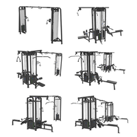 Équipement de fitness multifonctionnel professionnel pour usage en salle de sport et hôtel, ensemble complet d'équipements de gym tout-en-un