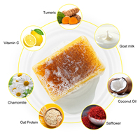 Savon Curcuma Citron IKZEE 100g Étiquette Privée Nettoyant Doux pour le Corps et le Visage Anti-Taches à l'Acide Kojique