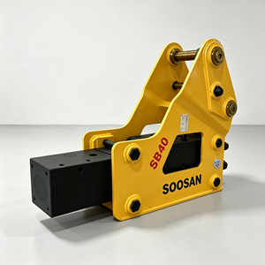 Ciseaux hydrauliques SOOSAN SB40 de type latéral, ciseaux de 68 mm pour excavatrice de 4 à 9 tonnes, haute qualité, garantie 1 an - Product Image 1