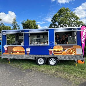 Équipement de vente ambulante de snacks de rue aux couleurs personnalisées, chariots à café et à hot-dogs, camions mobiles, conteneurs maritimes, remorques alimentaires - Product Image 6
